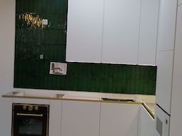 Кухня МДФ с фасадами в эмали на заказ